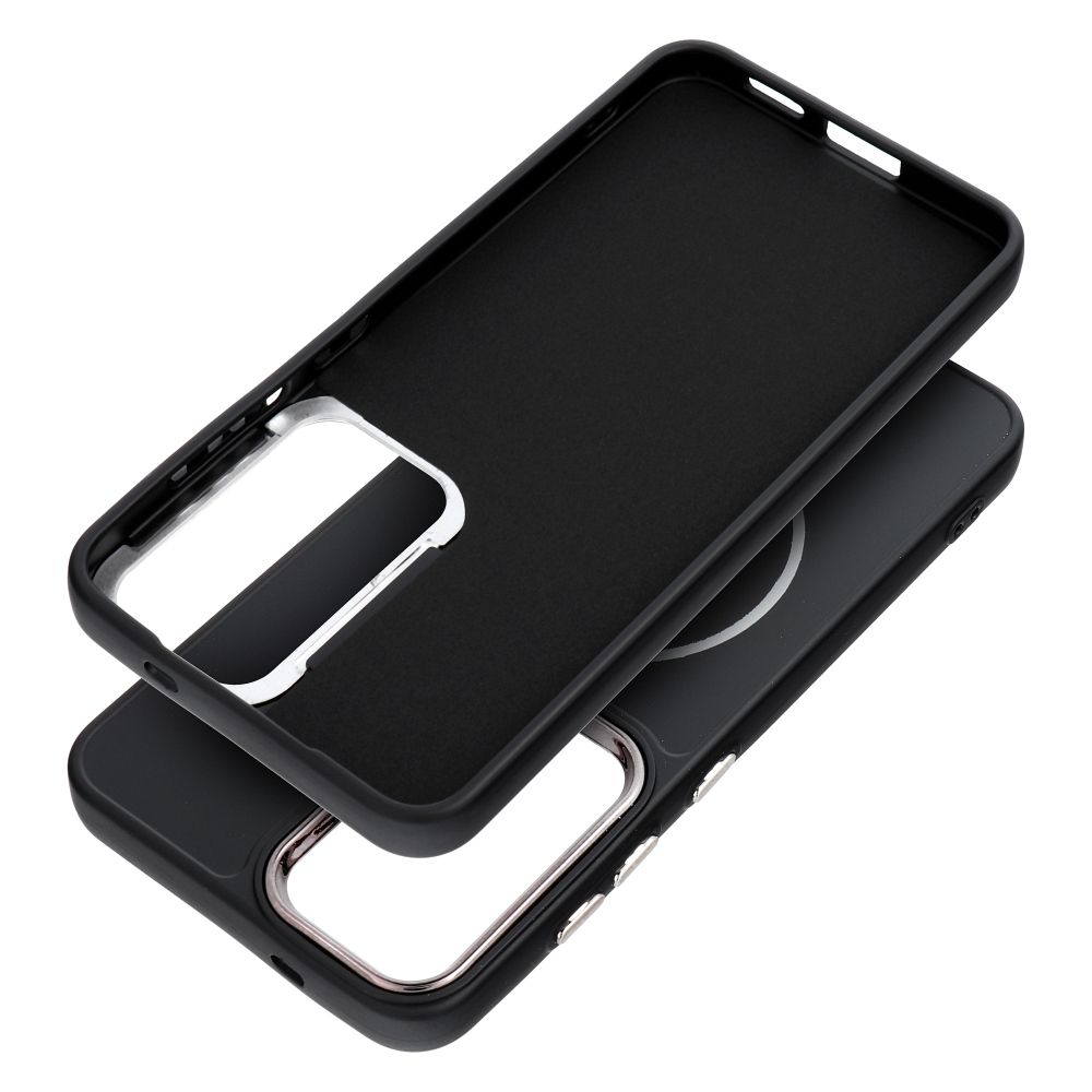Case for Samsung A27 Frame Mag Cover compatible with MagSafe black