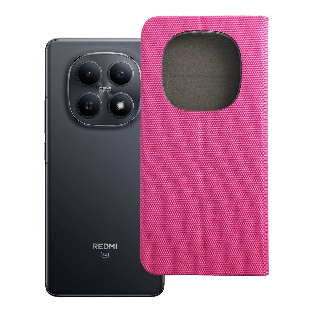 SENSITIVE grāmatiņas maciņš XIAOMI Redmi Note 15 5G rozā