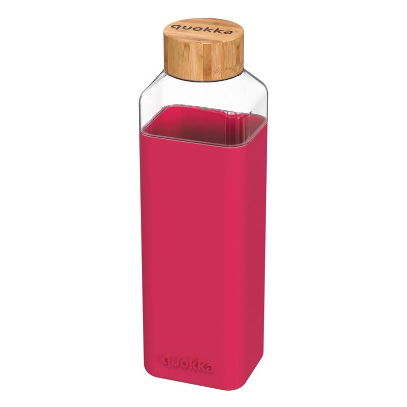 Quokka Storm stikla ūdens pudele, 700 ml, bordo