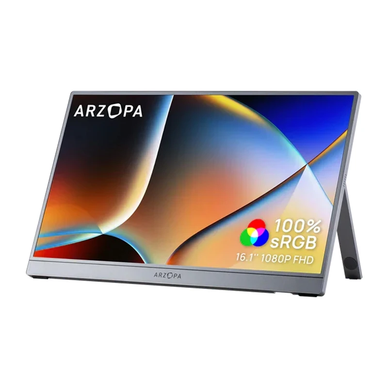 Pārnēsājams monitors ARZOPA Z1C 16.1" (pelēks)