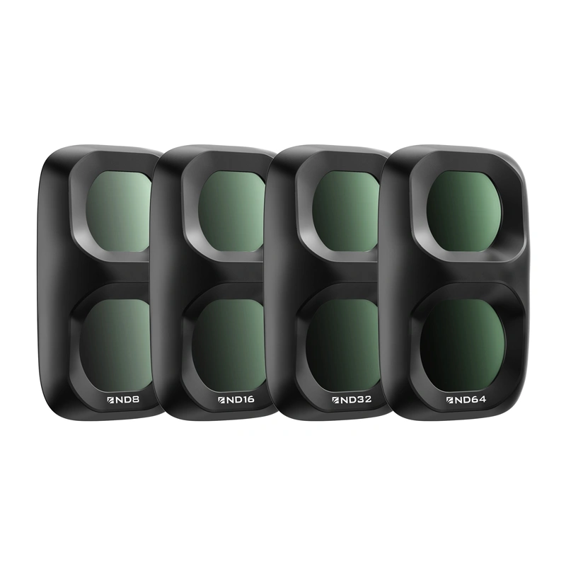 Freewell Standard Day 4 filtru komplekts DJI Osmo Pocket 4P kamerai: ND8 / ND16 / ND32 / ND64