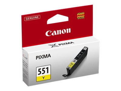 Canon CLI-551 Y tintes kasetne, dzeltena