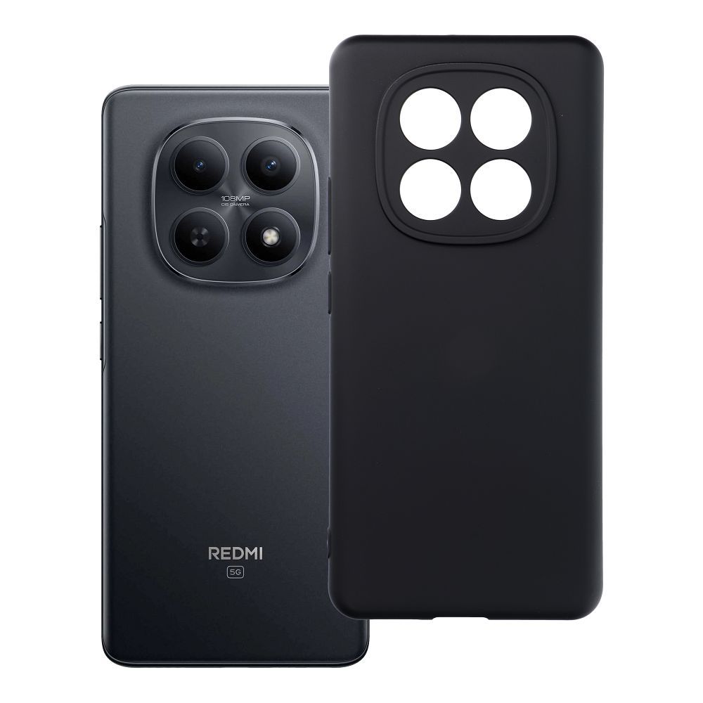 Silikona maciņš melns priekš Xiaomi Redmi Note 15 4G