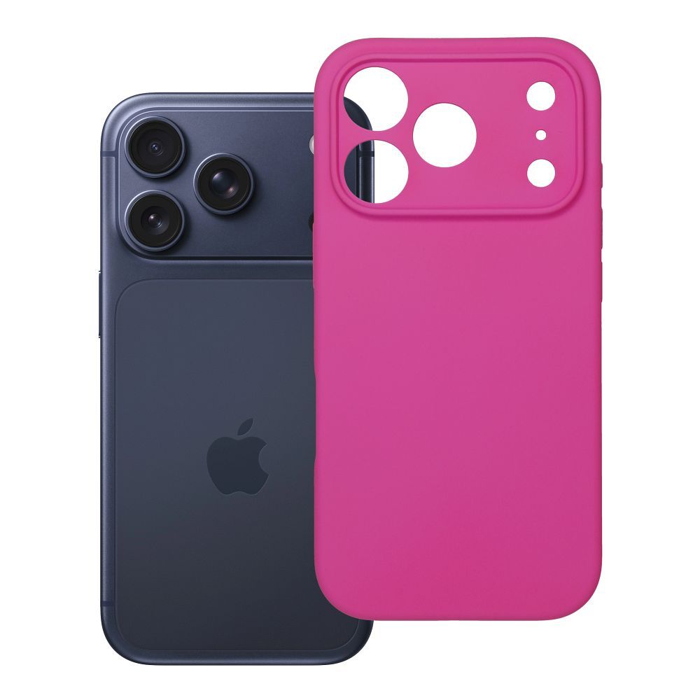 Viedtālruņa apvalks no silikona 2mm IPHONE 17 Pro rozā