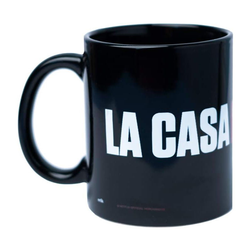 La Casa De Papel Logo keramikas krūze dāvanu kastē, 330 ml