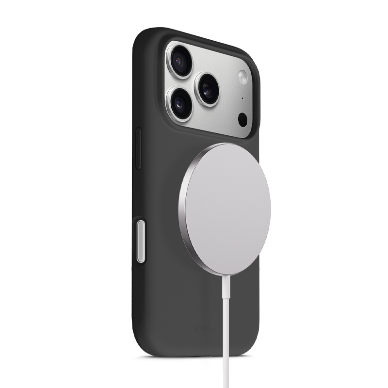 Crong Color Cover Magnetic MagSafe vāciņš ierīcei iPhone 17 Pro Max, melns
