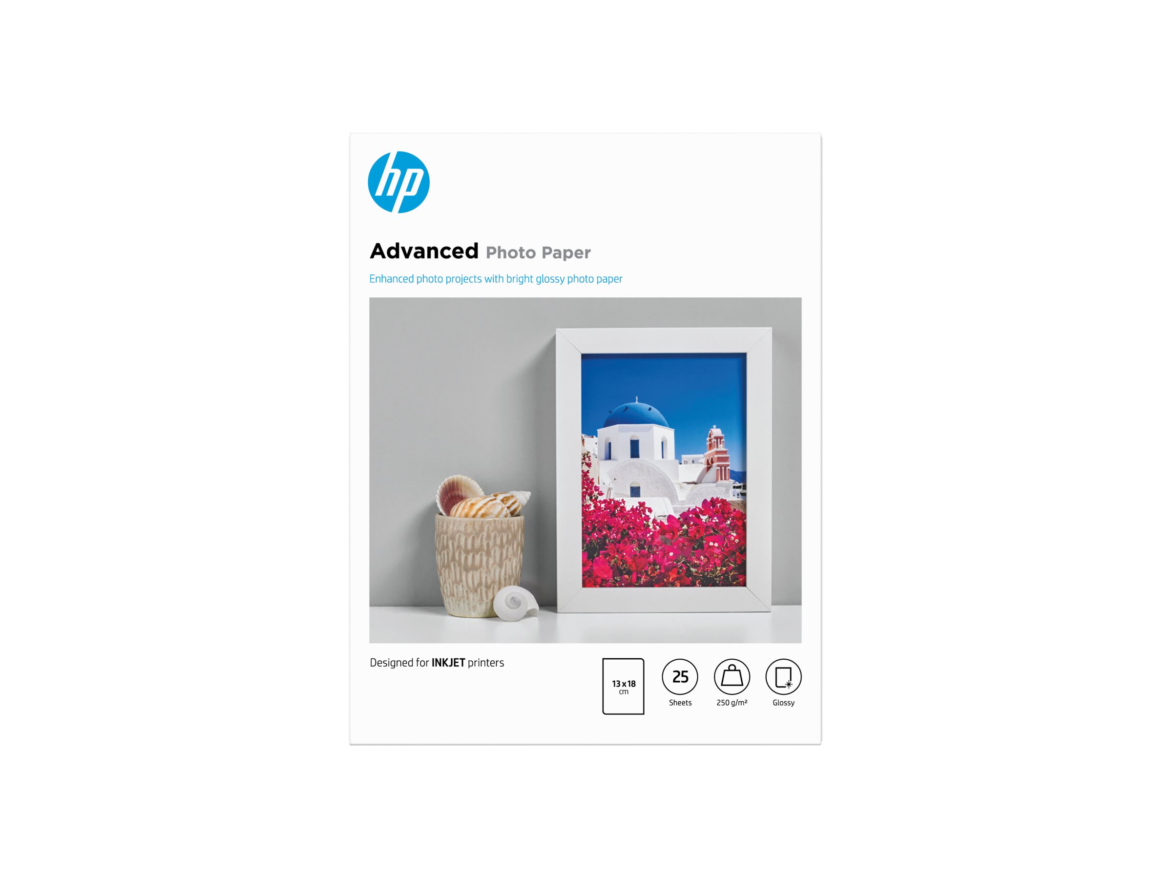 HP Advanced glancēts fotopapīrs (Q8696A), 13