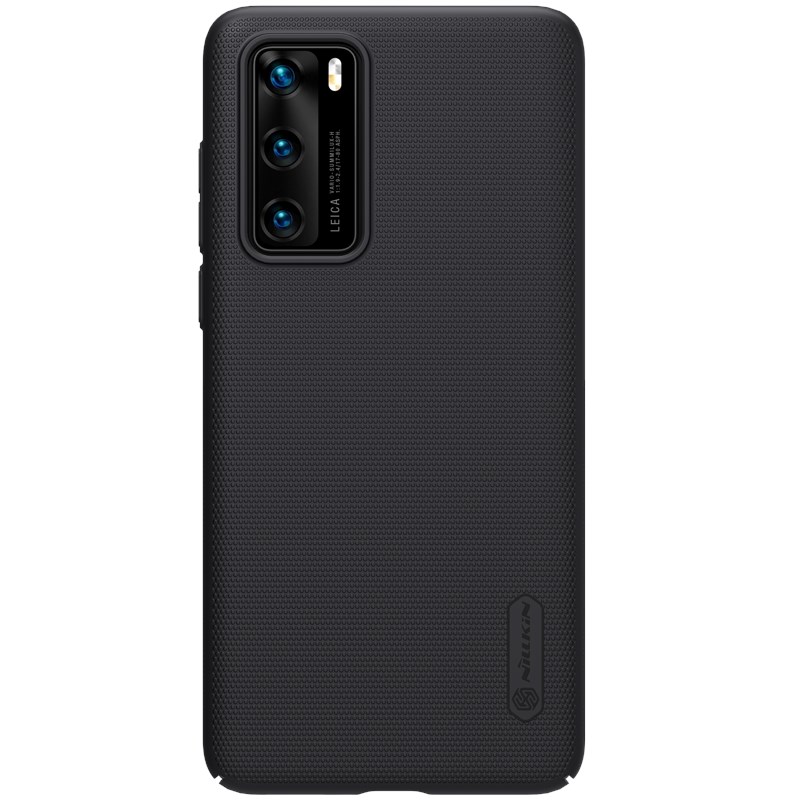 Nillkin Super Frosted Shield vāciņš ierīcei Huawei P40, melns
