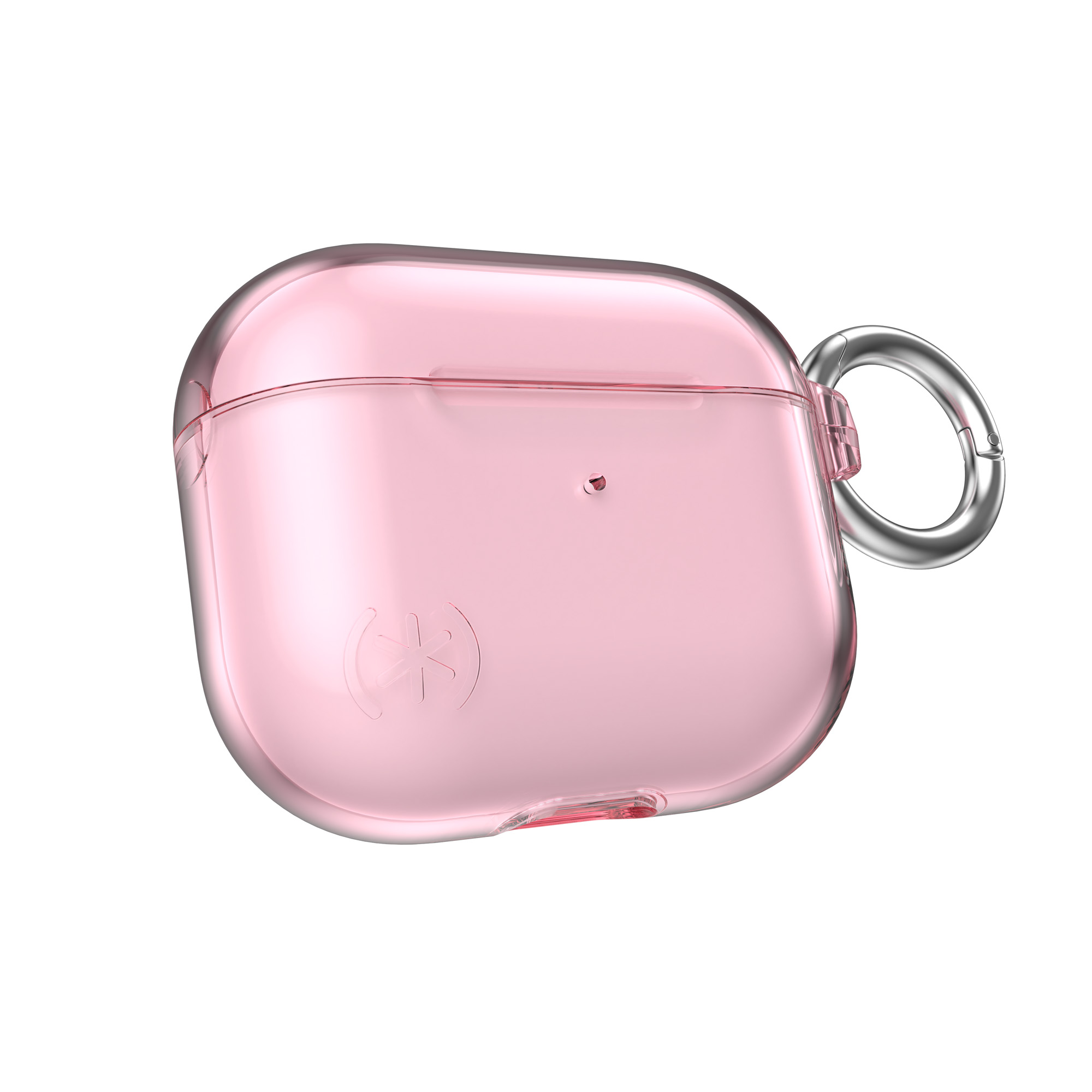 Speck Presidio Clear vāciņš Apple AirPods 3, ar Microban pretmikrobu aizsardzību, “Icy Pink” krāsā