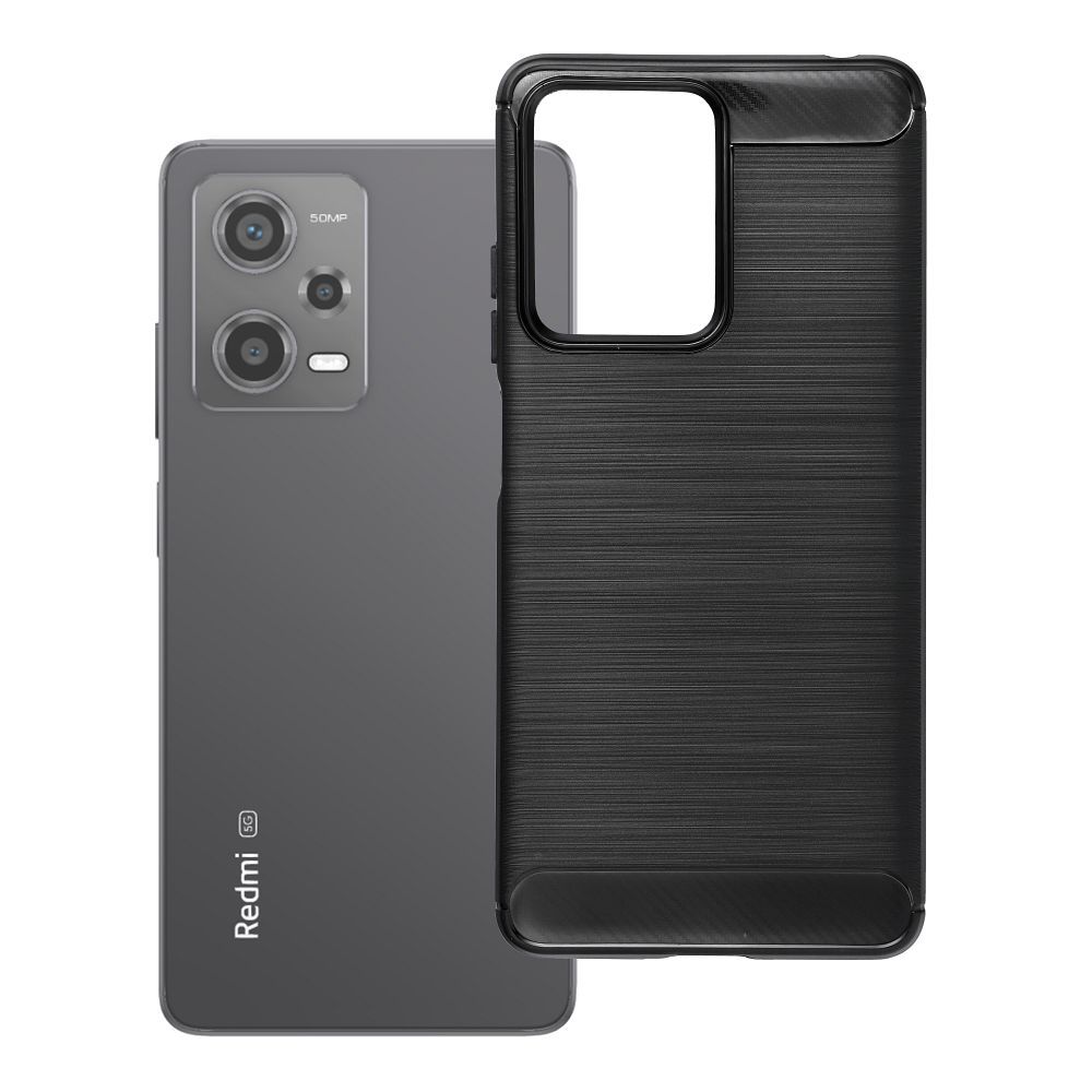 Carbon 2.0 maciņš modelim Xiaomi Redmi Note 12 Pro 5G – melns