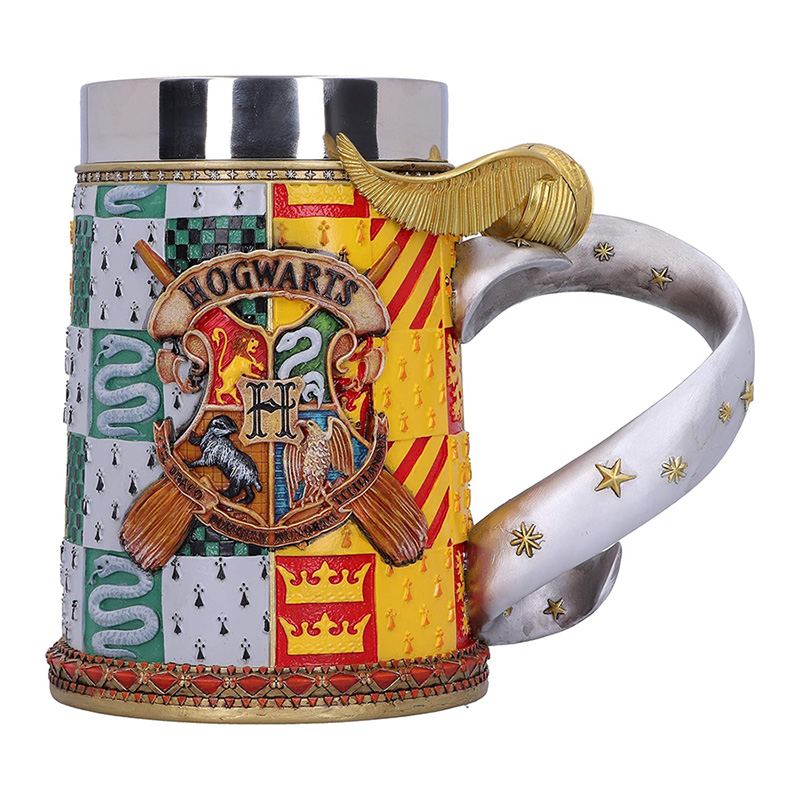 Harry Potter Golden Snitch kauss ar izņemamu nerūsējošā tērauda krūzi dāvanu kastē, 600 ml