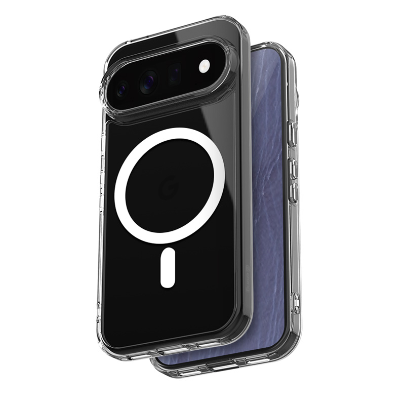 Crong Hybrid Clear Magnetic MagSafe aizsargvāciņš Google Pixel 11, caurspīdīgs