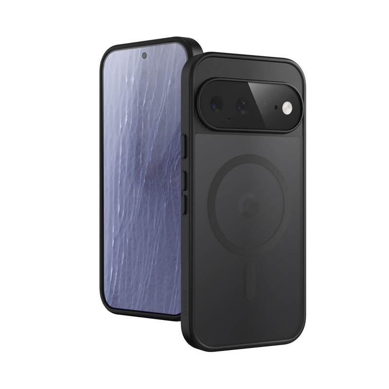 Crong Hybrid Matte Magnetic MagSafe aizsargvāciņš Google Pixel 11, melns