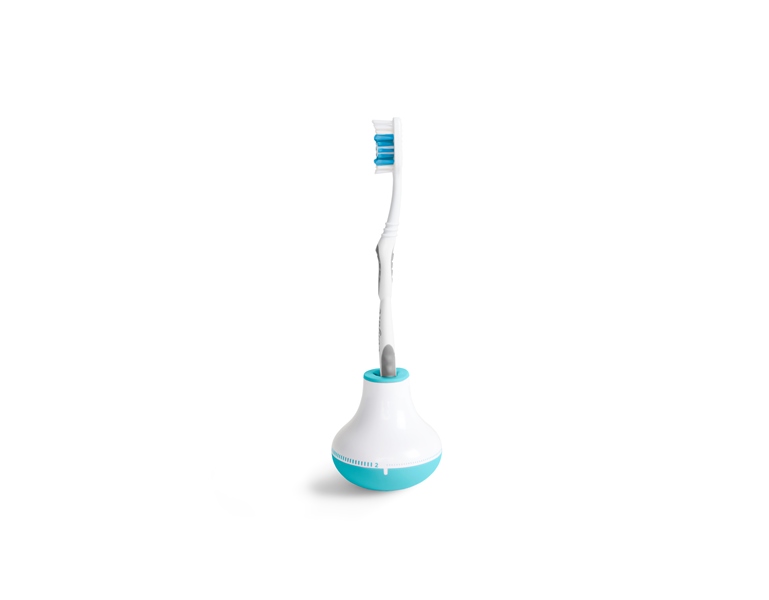 Quirky Bobble Brush toothbrush holder, blue