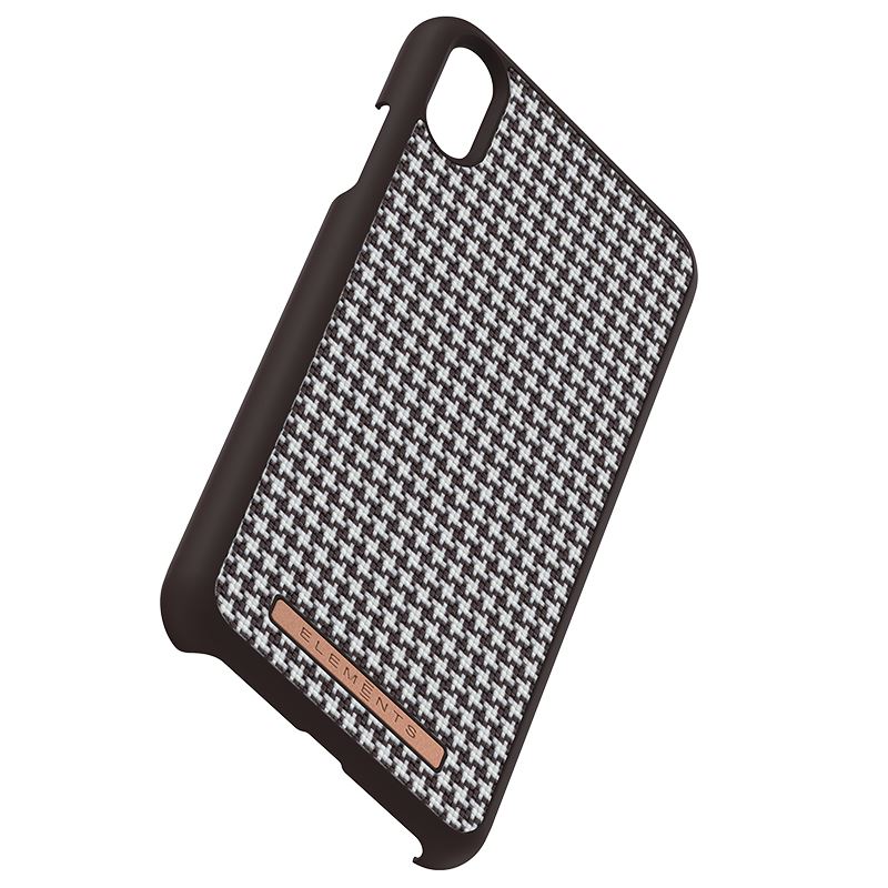 Nordic Elements Saeson Idun Pattern 2 vāciņš ierīcei iPhone XS Max, tumši brūns