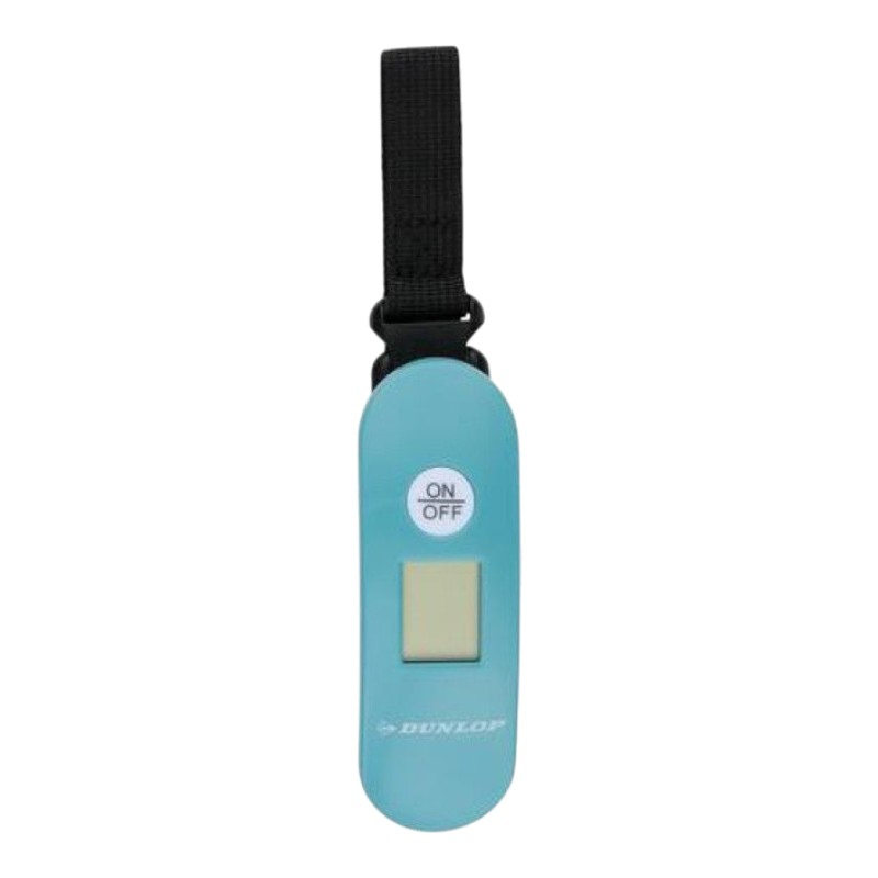 Dunlop digital luggage scale up to 40 kg, turquoise