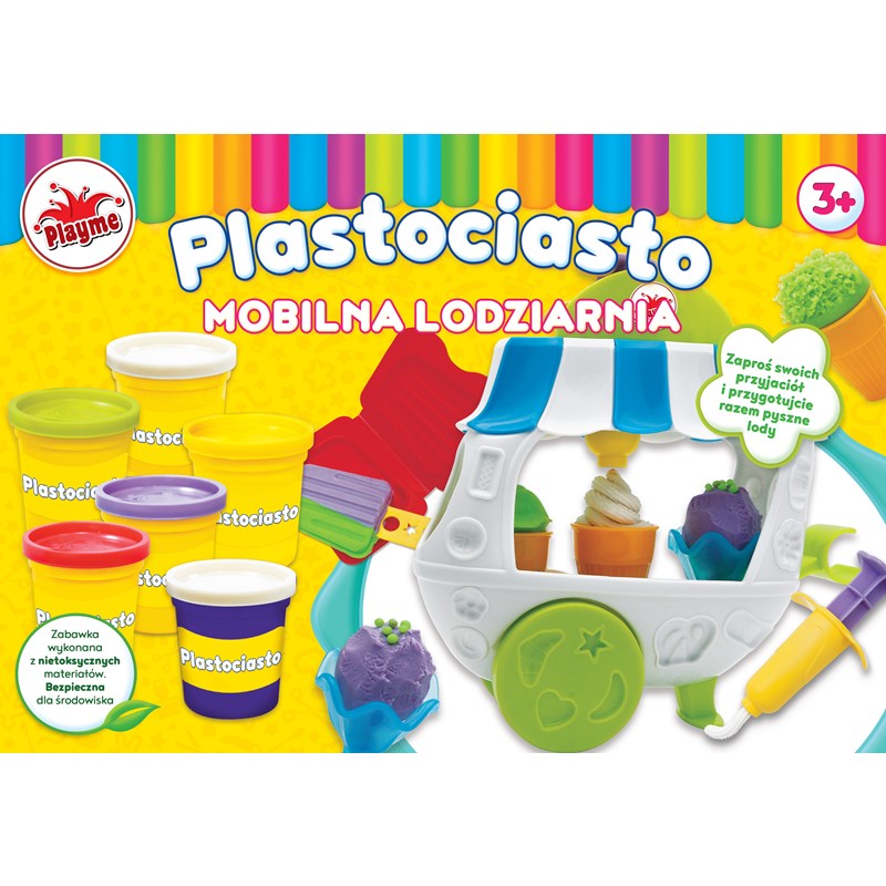 Playme mobilās saldējuma kafejnīcas rotaļu komplekts