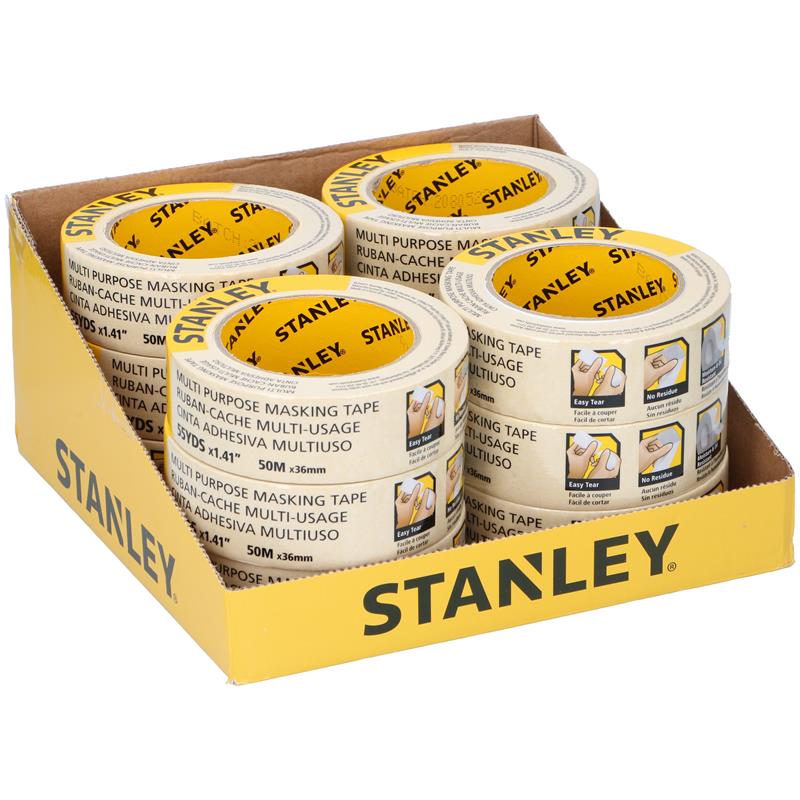 Stanley krāsotāju līmlente, 36 mm x 50 m