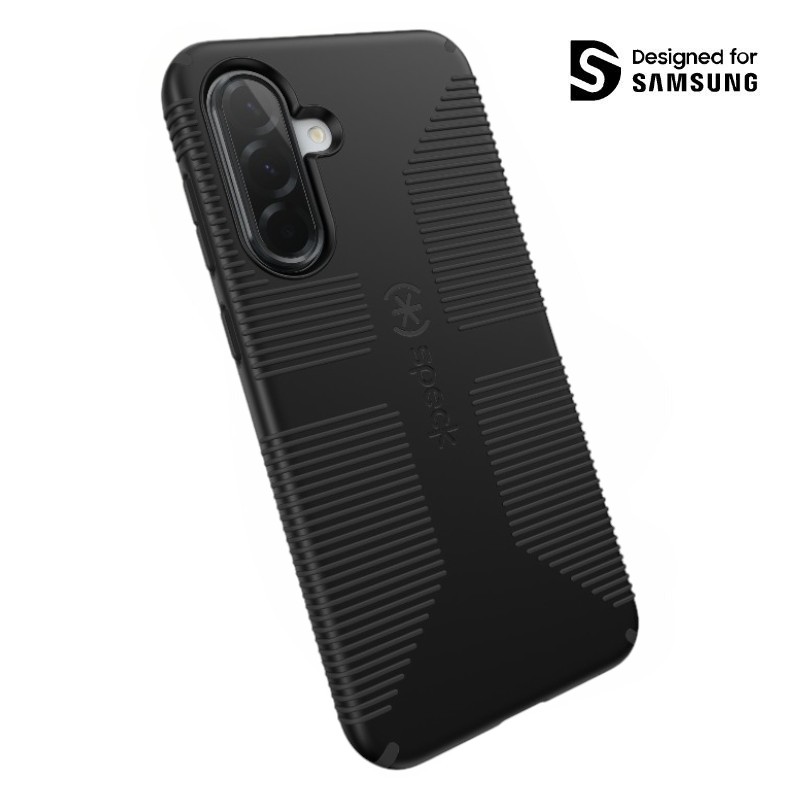 Speck ImpactHero Grip vāciņš ierīcei Samsung Galaxy A36 5G, melns / tumši pelēks