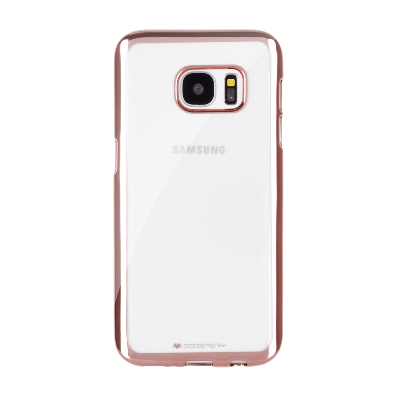 Mercury Ring2 vāciņš ierīcei Samsung Galaxy S7 Edge, rozā zelta krāsā
