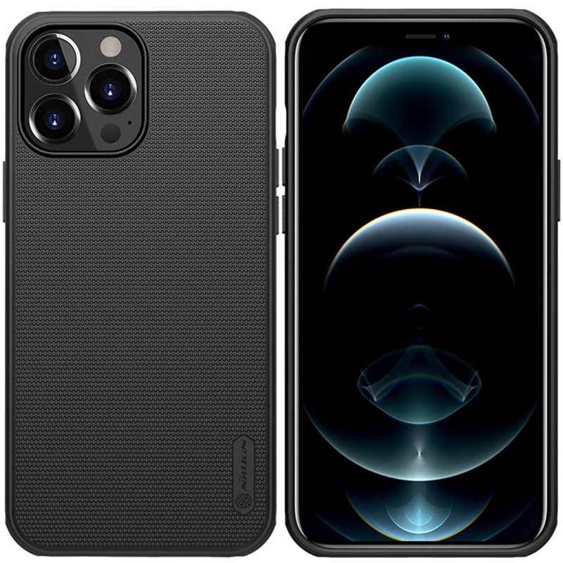 Nillkin Super Frosted Shield Pro vāciņš ierīcei Apple iPhone 13 Pro Max, melns