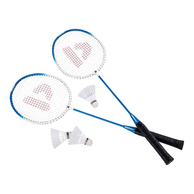 Donnay 6 daļu badmintona komplekts futrālī, zils