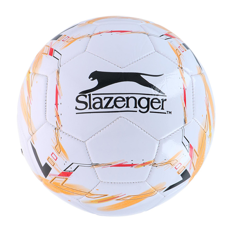 Slazenger futbola bumba, 5. izmērs, balta / oranža