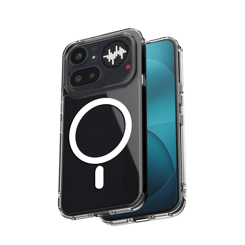Crong Hybrid Clear Magnetic MagSafe vāciņš ierīcei Nothing Phone 4a Pro, caurspīdīgs