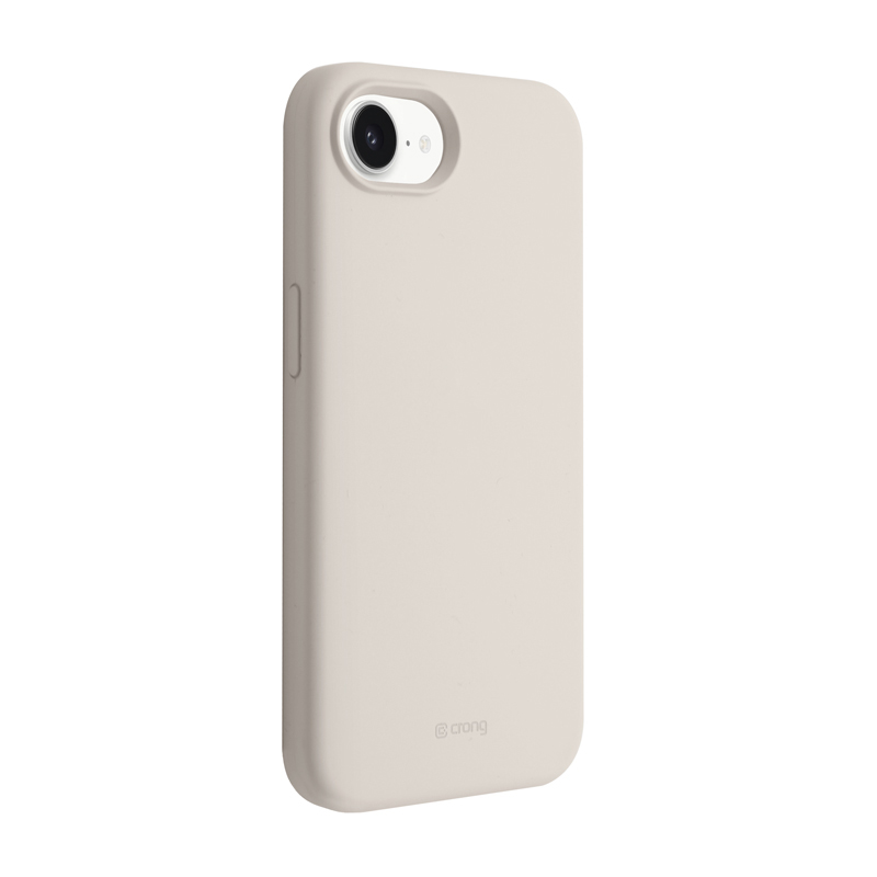 Crong Color Cover Magnetic MagSafe vāciņš ierīcei iPhone 17e / 16e, akmens bēšs
