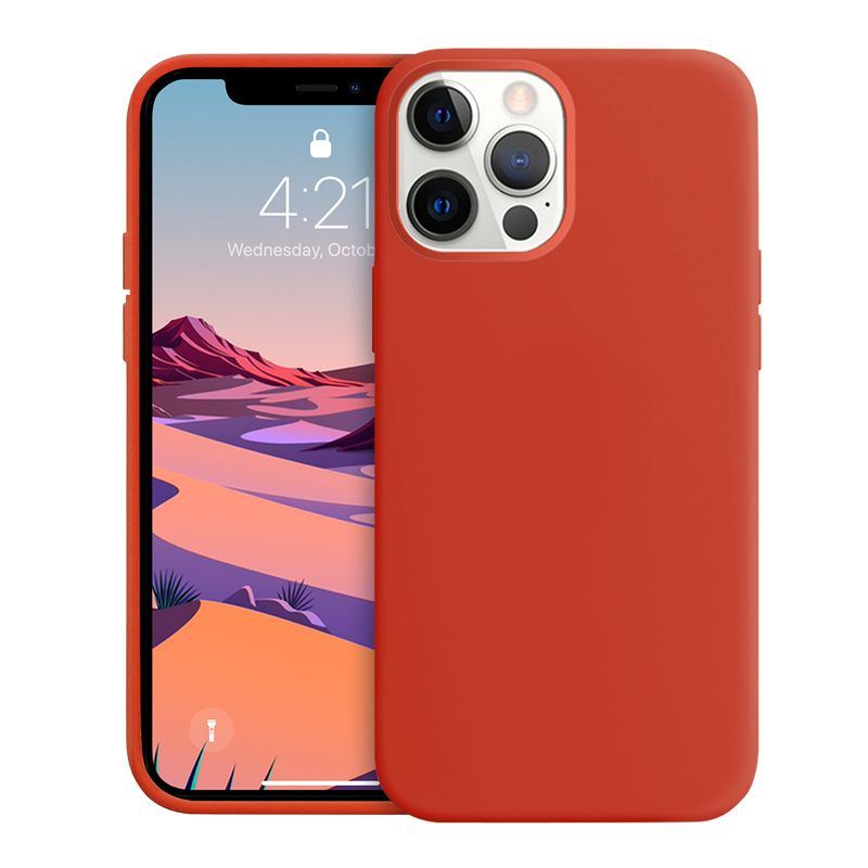 Crong Color Cover vāciņš ierīcei iPhone 12 Pro Max, sarkans