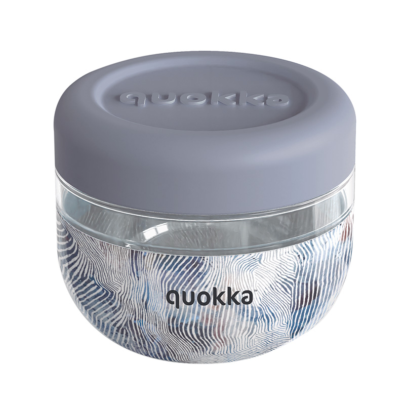 Quokka Bubble plastmasas pārtikas trauks, 500 ml, Zen