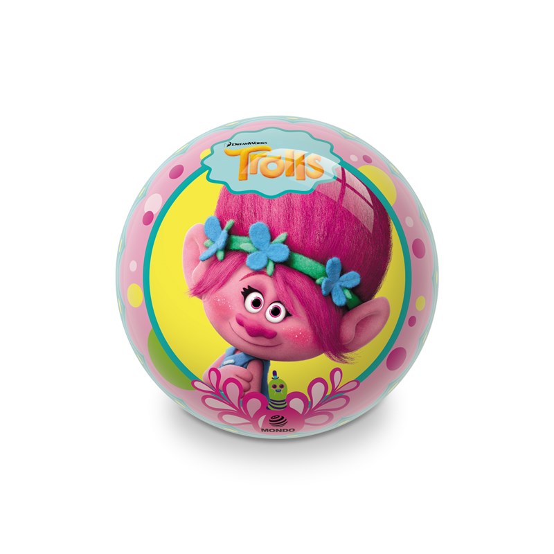 Резиновый мяч Trolls, 230 мм, случайный дизайн