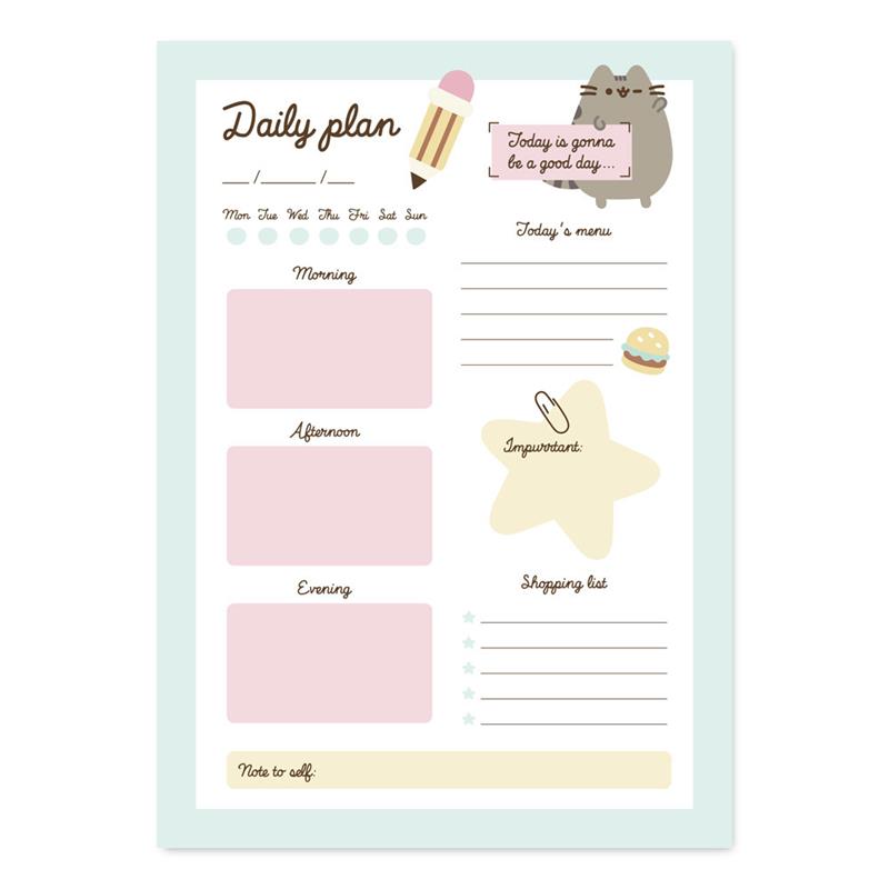 Pusheen Foodie Collection dienas plānotājs, 54 lappuses