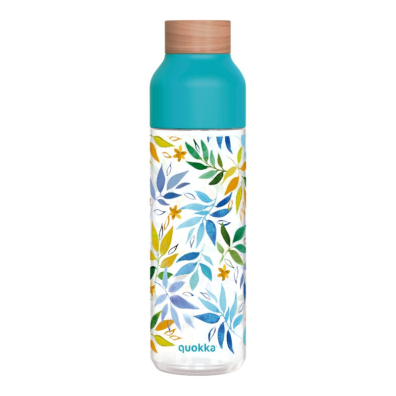 Quokka Ice Ecozen ūdens pudele, 840 ml, Akvareļu lapas
