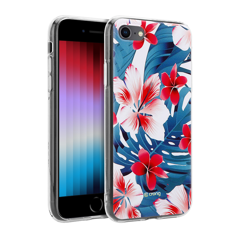 Crong Flower Pattern 03 vāciņš ierīcei iPhone SE (2020 / 2022) / 8 / 7