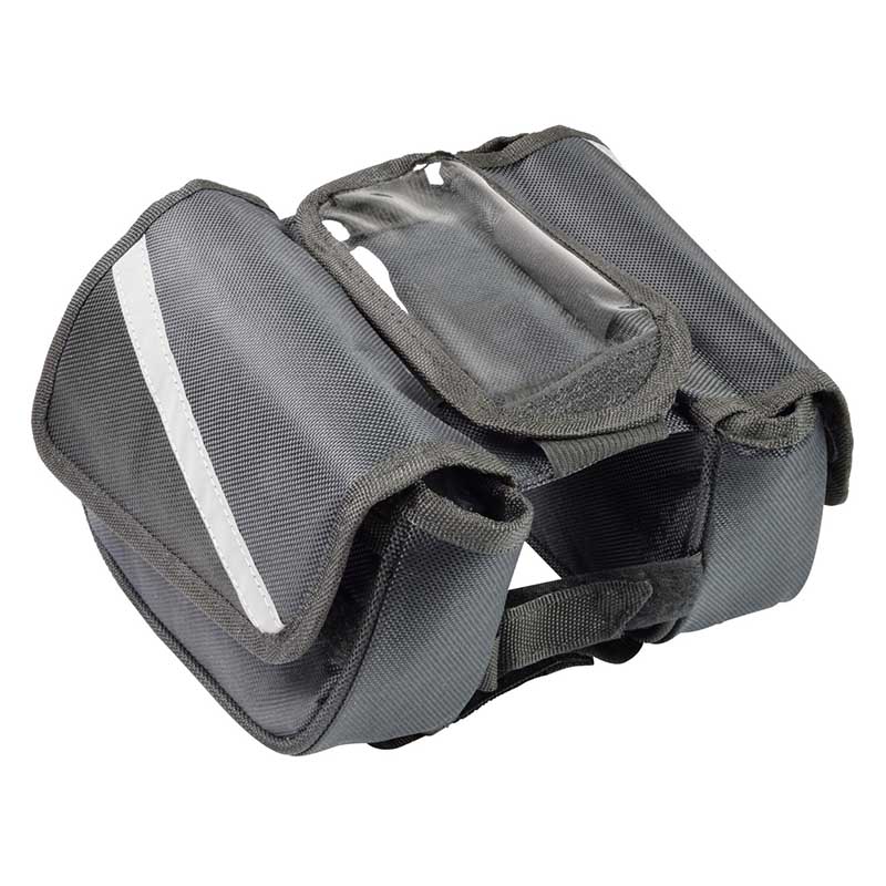 Dunlop velosipēda rāmja soma, melna