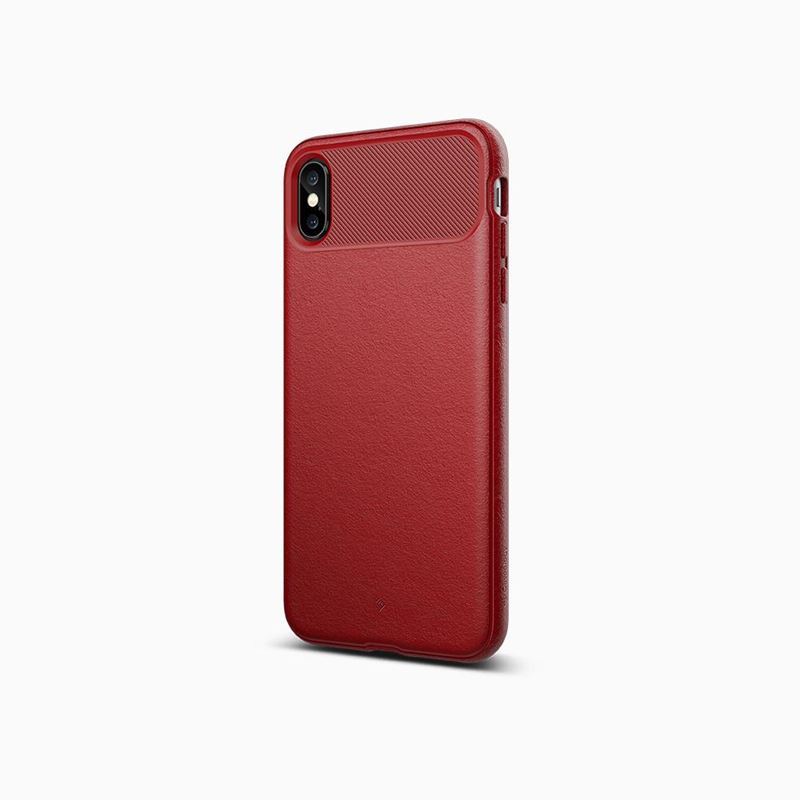 Caseology Vault vāciņš ierīcei iPhone XS Max, sarkans