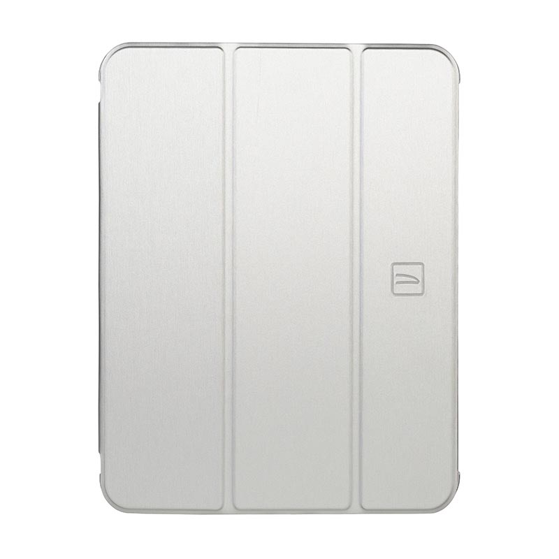Tucano Satin atverams vāciņš ierīcei iPad 11" (2025) / iPad 10.9" (2022), sudraba krāsā