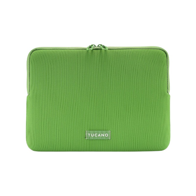 Tucano Colore2 neoprēna klēpjdatora apvalks 13 collu MacBook Air (M5/M4/M3/M2/M1, 2026–2018), 13 collu MacBook Pro un 12 collu klēpjdatoriem, zaļš