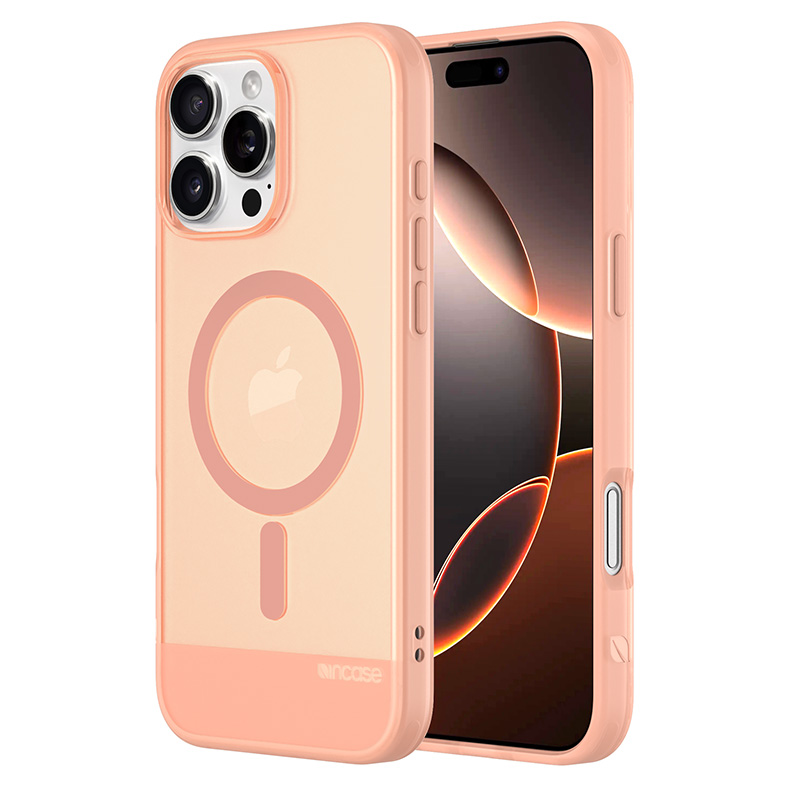 Incase Slim Case vāciņš ar MagSafe iPhone 16 Pro Max tālrunim, Blush Pink krāsā