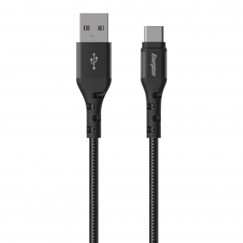 Energizer Ultimate C520CKBK USB-A–USB-C uzlādes un datu kabelis, 2 m, melns