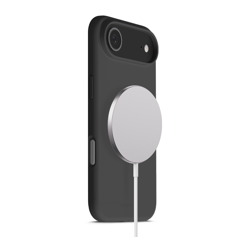 Crong Color Cover Magnetic MagSafe vāciņš ierīcei iPhone Air, melns