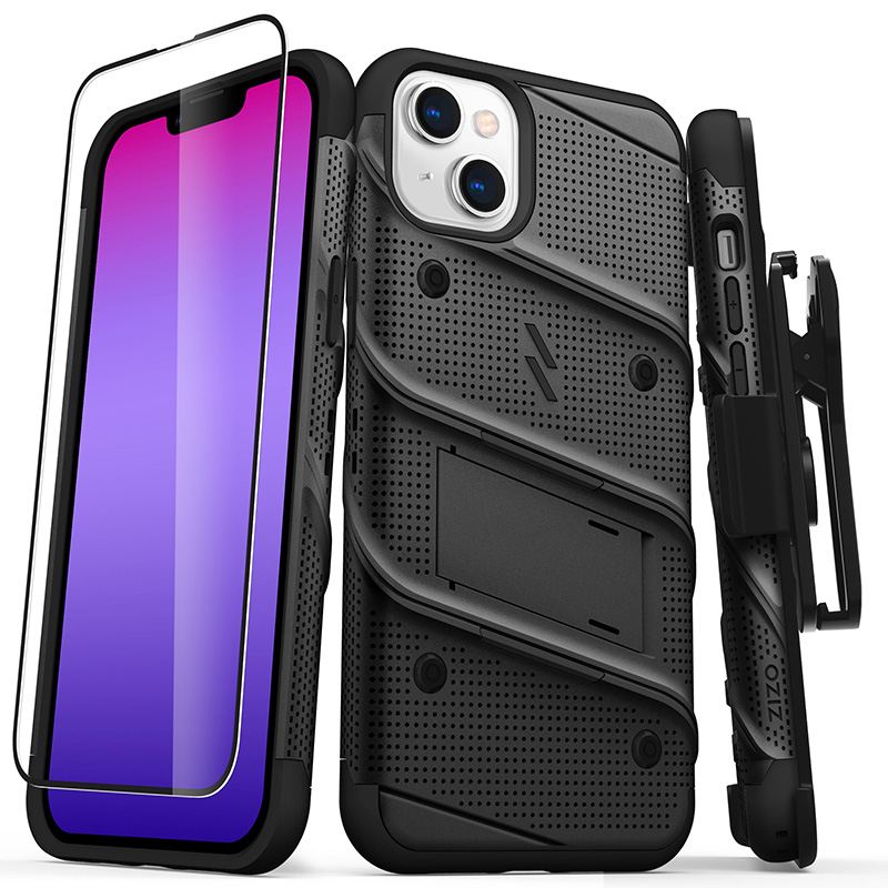 ZIZO BOLT Series vāciņš ierīcei iPhone 14 Plus, melns