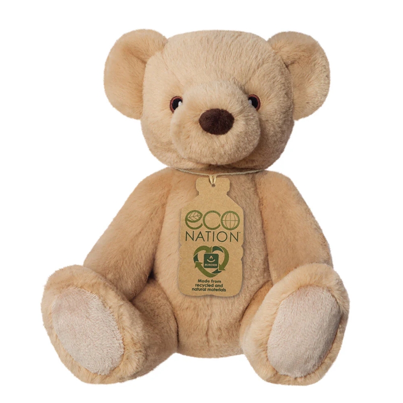 Eco Nation videi draudzīga lācīša plīša rotaļlieta, 28 cm