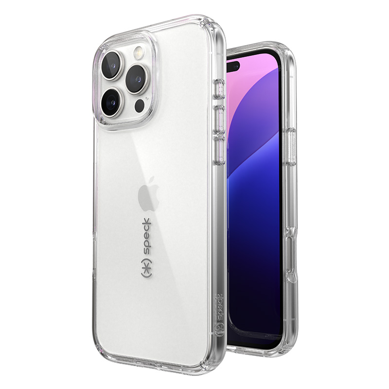 Speck GemShell vāciņš iPhone 16 Pro Max tālrunim, Clear