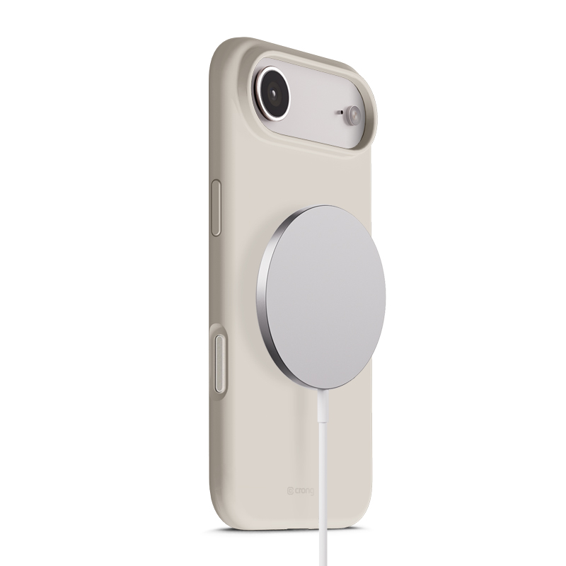 Crong Color Cover Magnetic MagSafe vāciņš ierīcei iPhone Air, akmens bēšs