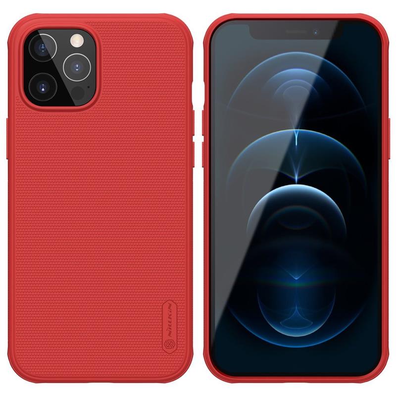 Nillkin Super Frosted Shield Pro vāciņš ierīcei Apple iPhone 12 Pro Max, sarkans