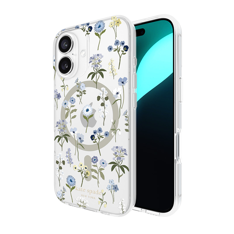 Kate Spade New York Protective MagSafe - Case for iPhone 16 (Precious Bloom)