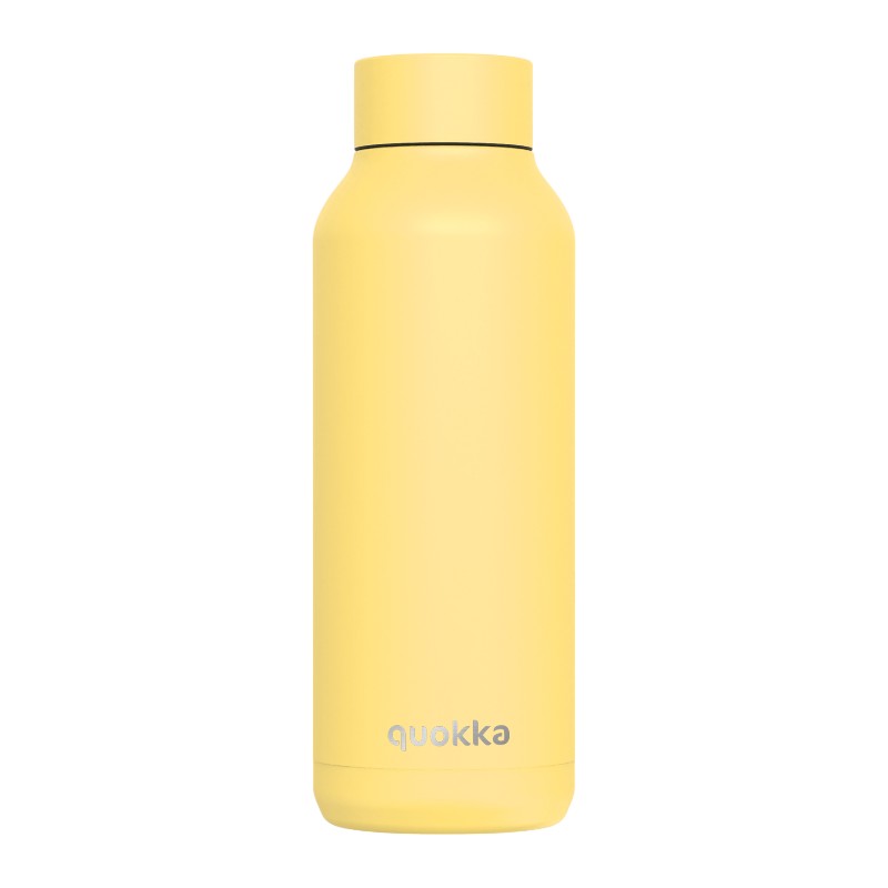 Quokka Solid nerūsējošā tērauda termopudele, 510 ml, Light Yellow