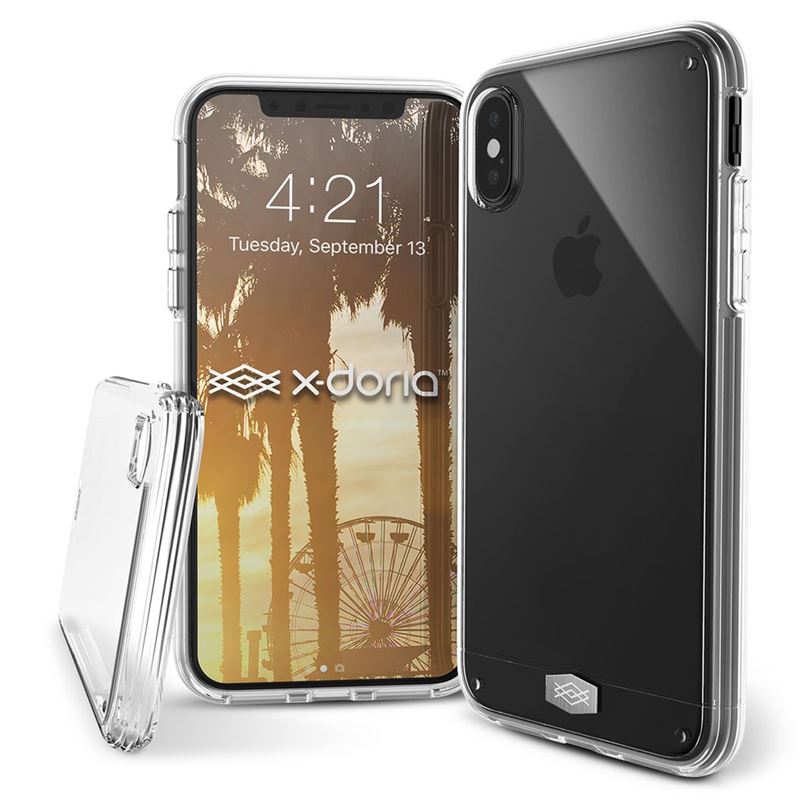 X-Doria ClearVue vāciņš ierīcei iPhone XS Max, caurspīdīgs